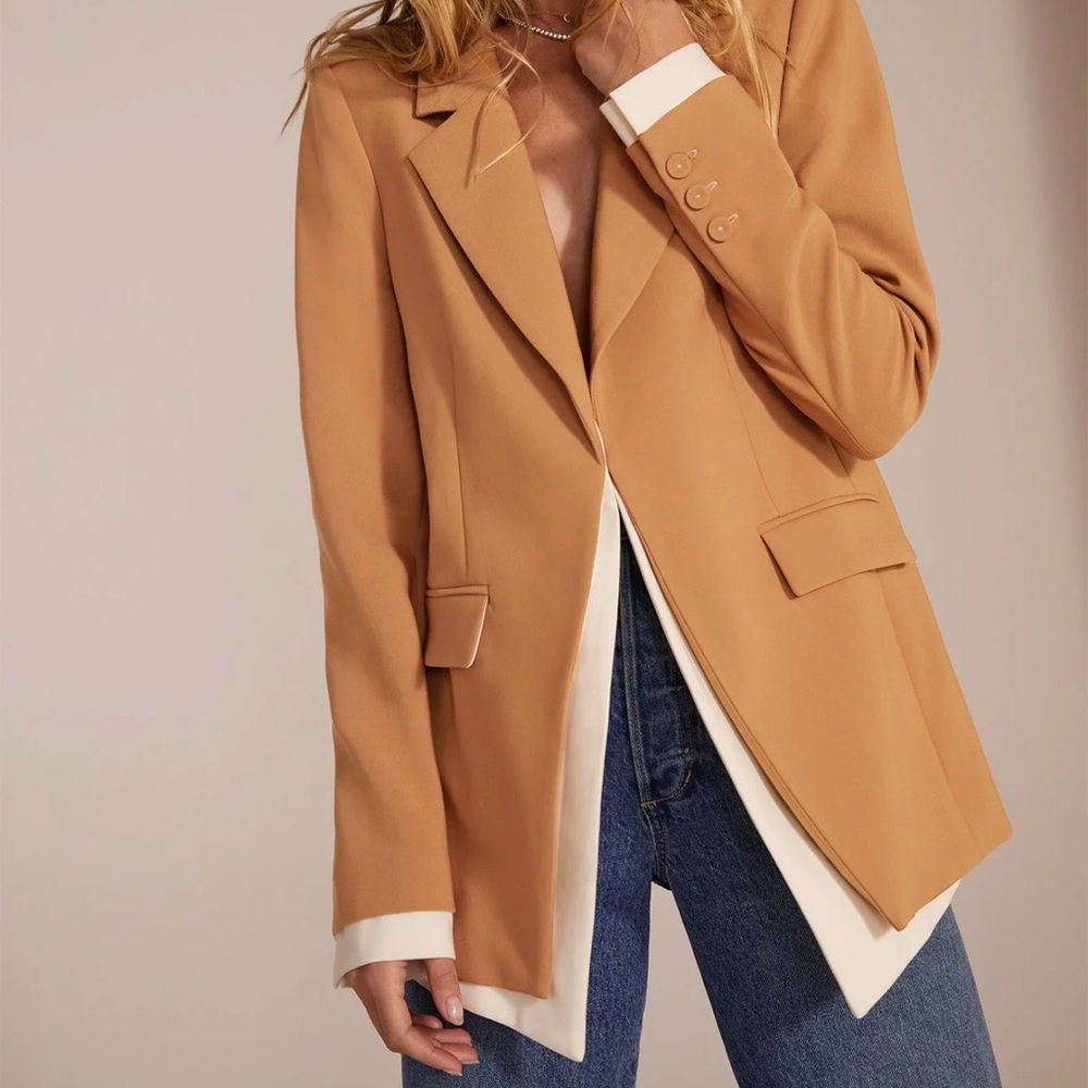 Favorite Daughter Kelly Blazer, Tan multi, Large